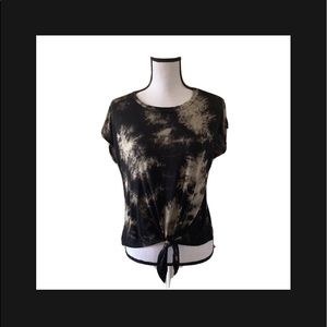 Petit Gateau Tie dye Black Ivory Tie front